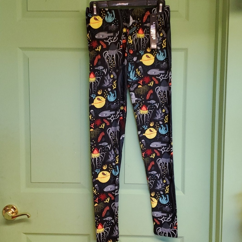 Peachskin sealife leggings